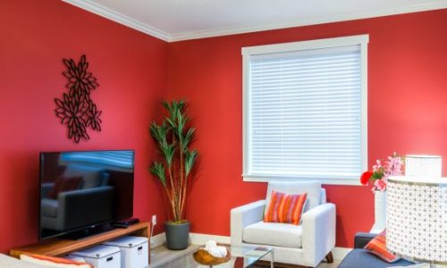 Red Living Room Accent