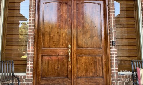 Front Door Staining