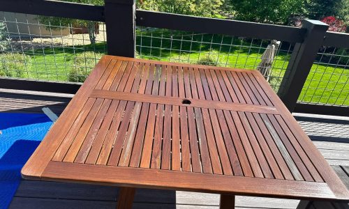 Wood Table Staining