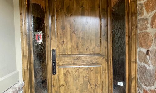 Front Door Staining