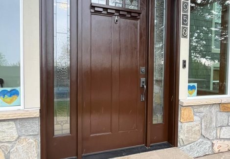 Front Door Staining in Ogden