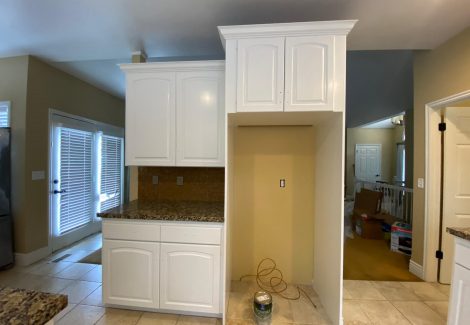 After Kitchen Cabinet Painting
