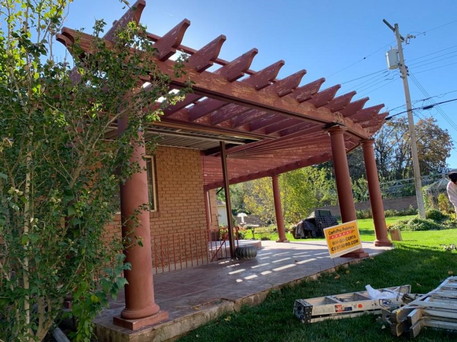 pergola stained before Preview Image 3