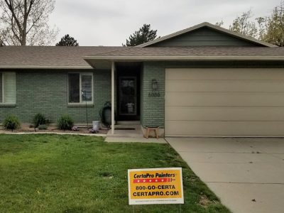 A house with brick stained by certapro painters.