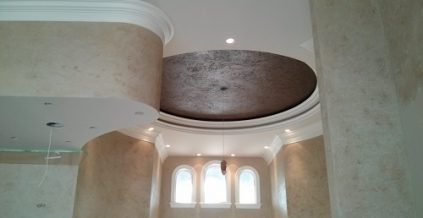 Vaulted Ceiling Entryway Faux Painting