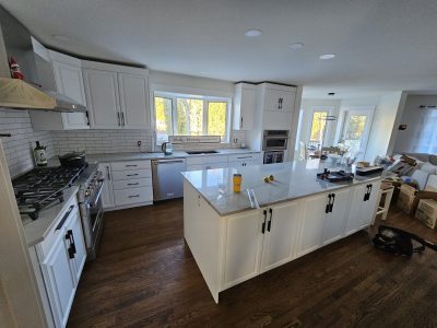 kitchen cabinets painted white in vernon bc