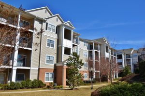 apartment building complex