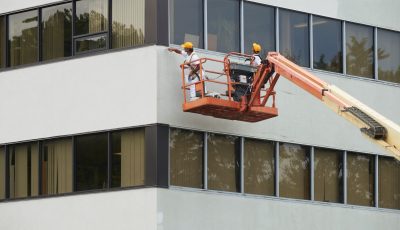 exterior office building painting