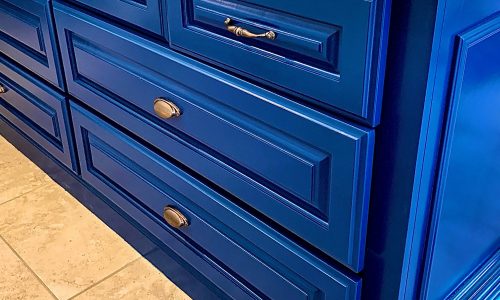 Blue Kitchen Cabinets