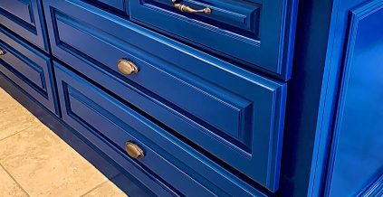 Blue Cabinet Painting