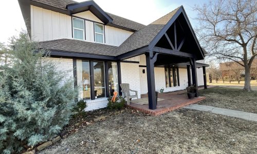 Brick & Trim Of Home