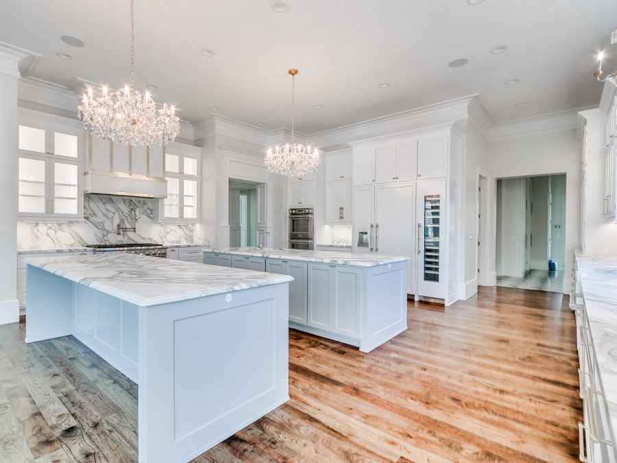 white cabinets and fridge in kitchen Preview Image 2