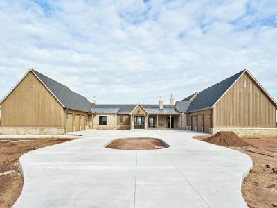 front view of large home