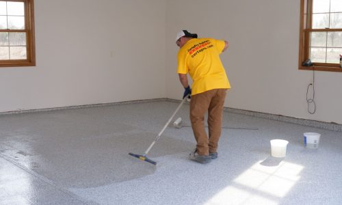 Applying Epoxy To Floor