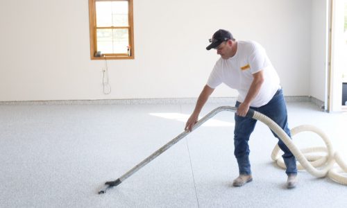 Prepping For Epoxy Application