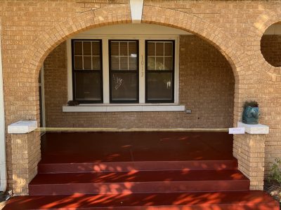 Front porch painting project