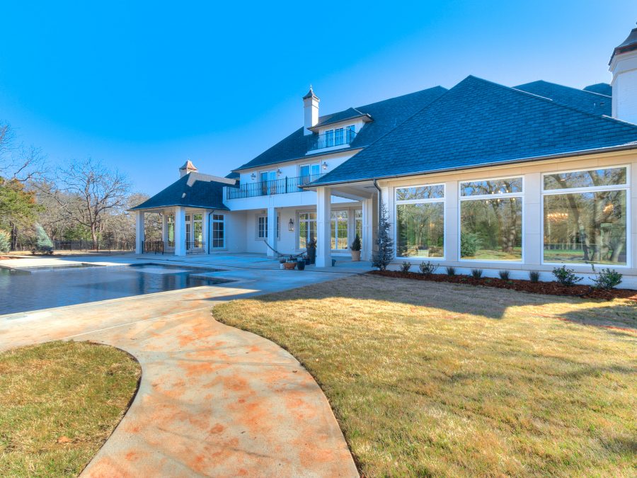 large house exterior view from back Preview Image 1