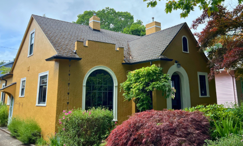 Yellow Stucco Exterior