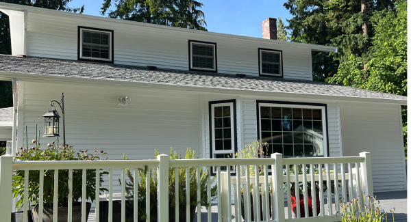 White Painting and Black Trim Painting in Olympia, WA