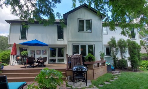 Exterior Siding Painting After