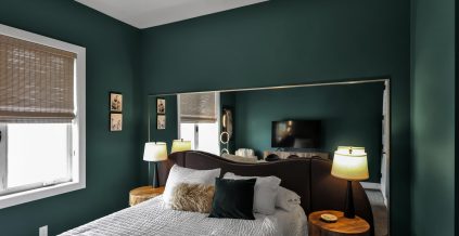 Green Bedroom Painting