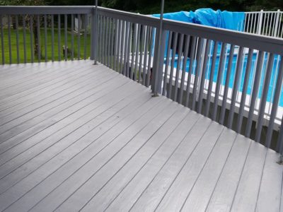 Exterior deck after project by CertaPro Painters of Orange County, NY