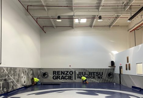 Renzo Gracie Martial Arts Studio Interior Painting