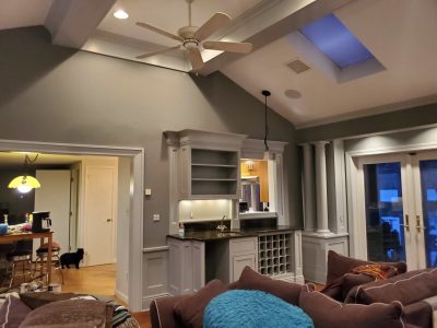 Home interior in Warwick, NY, after completed residential interior painting project by CertaPro Painters of Orange County, NY