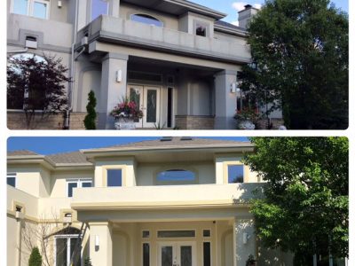 Mokena Before and After Exterior Painting