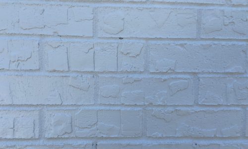 Brick Painting Close Up