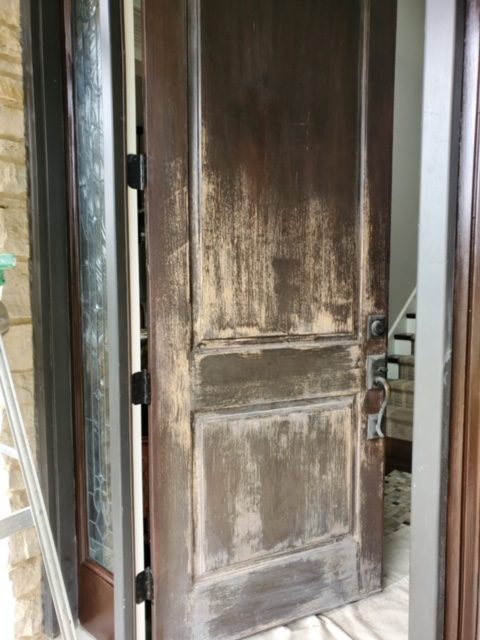 Front Door Needed Gel Staining Preview Image 1
