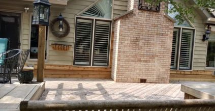 Aurora, IL – Carpentry Work Before Staining ...