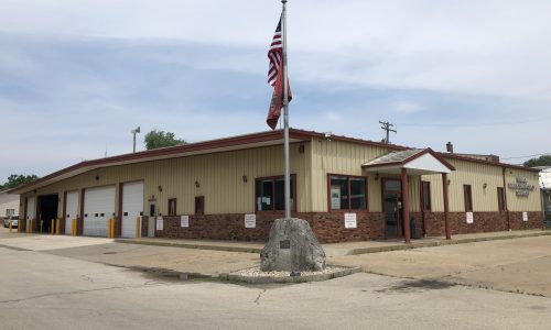 Seneca Fire Station Before CertaPro Painters of Oswego