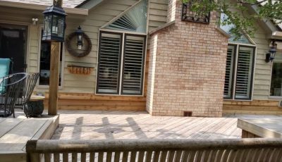 Aurora, IL – Carpentry Work Before Staining