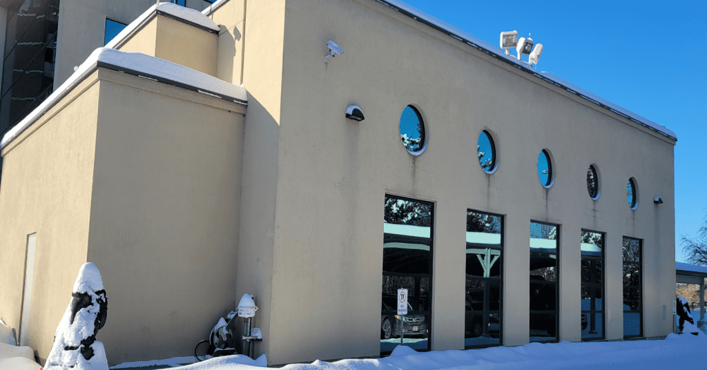 Commercial Stucco Exterior: Before & After Before