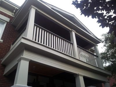 Exterior painting by CertaPro house painters in Island Park