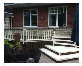 Deck painting in Ottawa