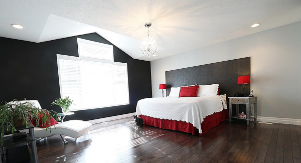 Interior master bedroom painting by CertaPro house painters in Ottawa, ON