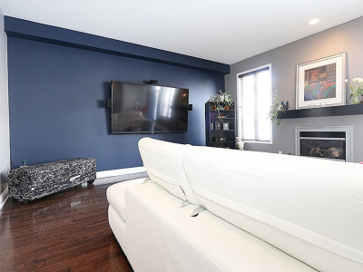 Interior family room painting by CertaPro house painters in Ottawa, ON