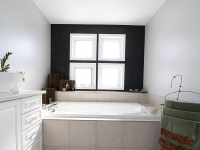 Interior bathroom painting by CertaPro house painters in Ottawa, ON