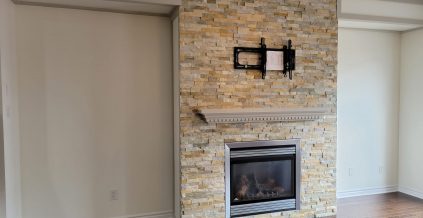 Fireplace Interior Repaint in Ottawa