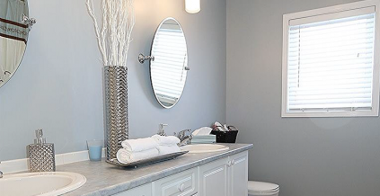 Interior bathroom painting by CertaPro house House Painters in Ottawa, ...