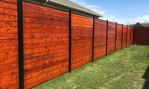 Fence Staining