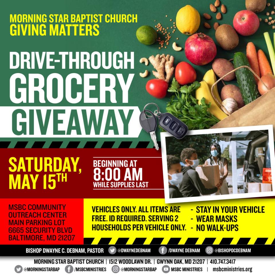 It's good news: Yet another Community Food Giveaway for those in need set  for Aug. 27 
