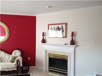 Interior house painting by CertaPro painters in Owings Mills