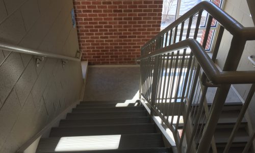 Painted University Staircase
