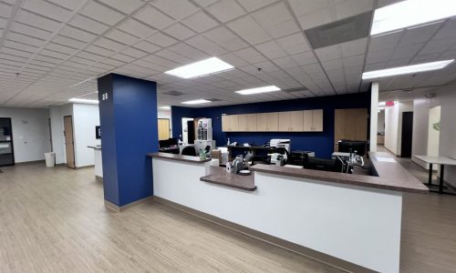 Medical Center Front Desk Painting