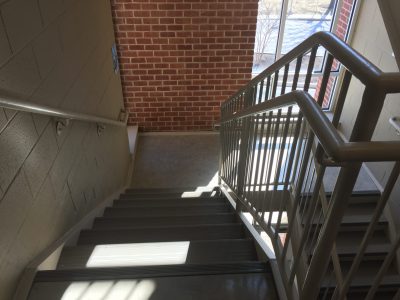 Painted University Staircase in Catonsville, MD