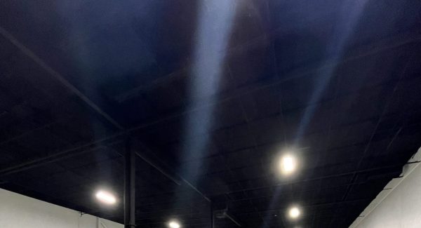 Basketball courts after painting