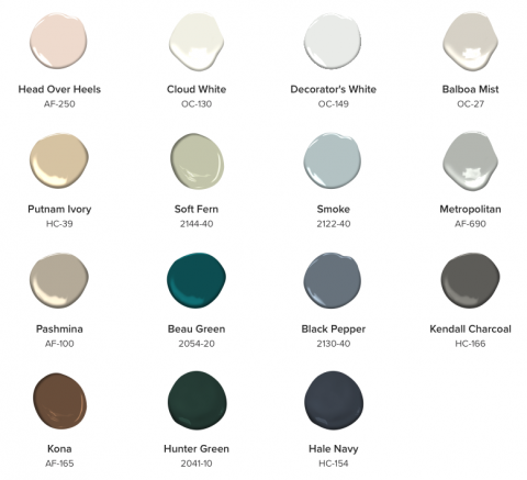 Benjamin Moore Color Wheel